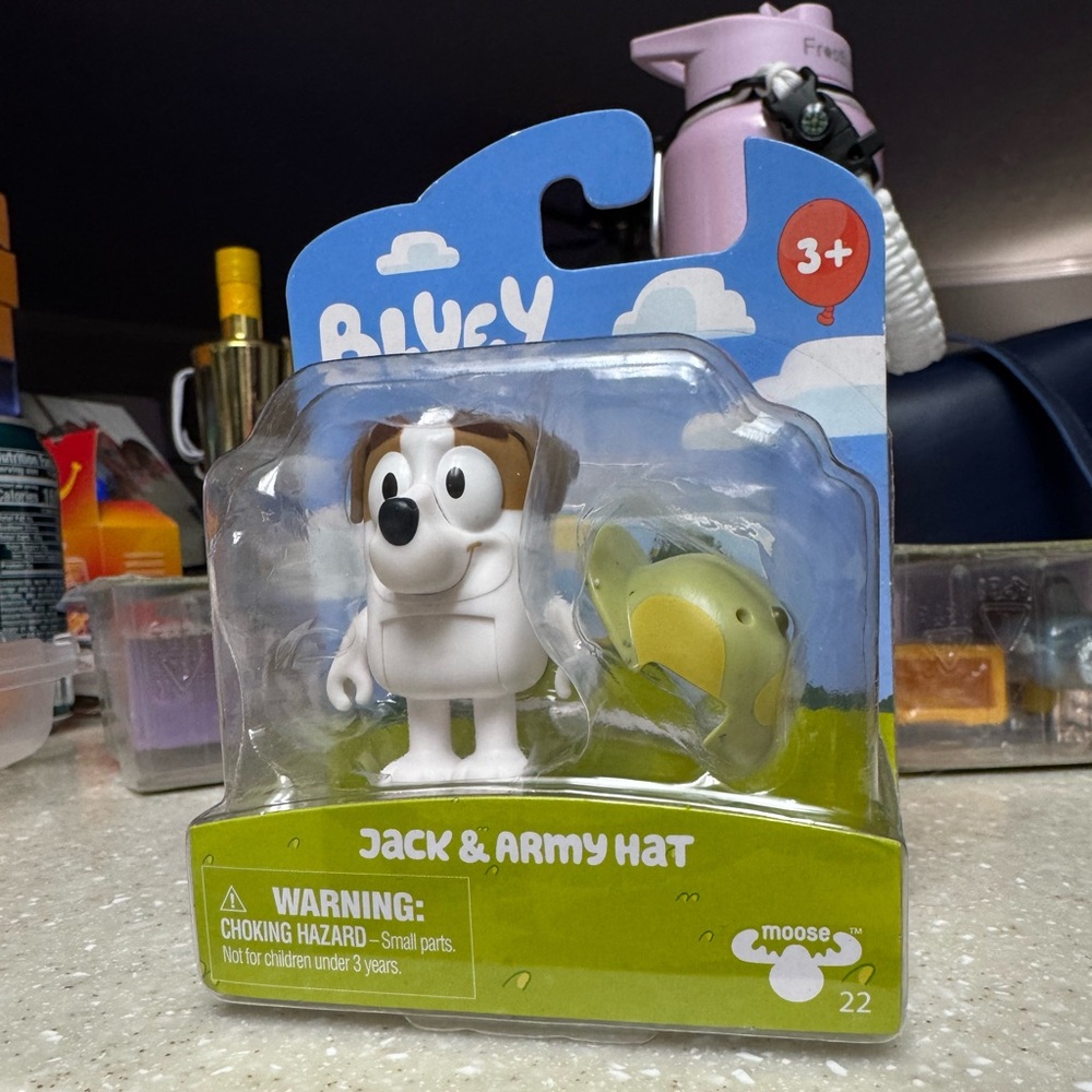 Bluey Jack & Army Hat Toy Figure